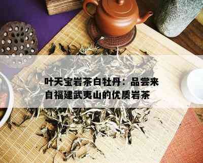 叶天宝岩茶白牡丹：品尝来自福建武夷山的优质岩茶