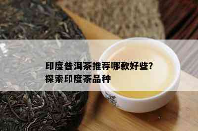 印度普洱茶推荐哪款好些？探索印度茶品种