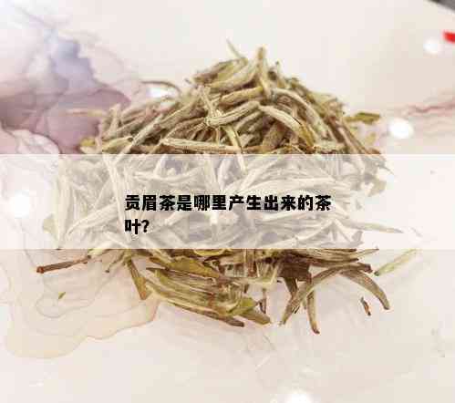 贡眉茶是哪里产生出来的茶叶？