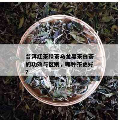 普洱红茶绿茶乌龙黑茶白茶的功效与区别，哪种茶更好？