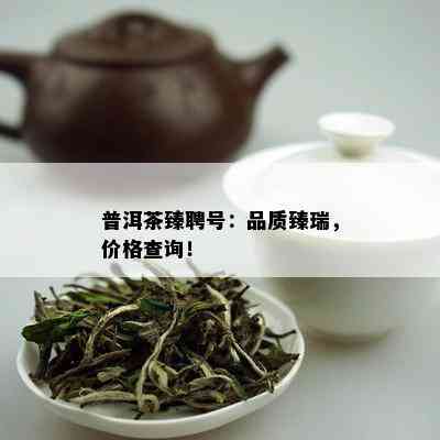 普洱茶臻聘号：品质臻瑞，价格查询！