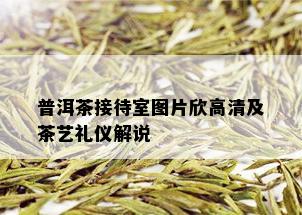 普洱茶接待室图片欣高清及茶艺礼仪解说