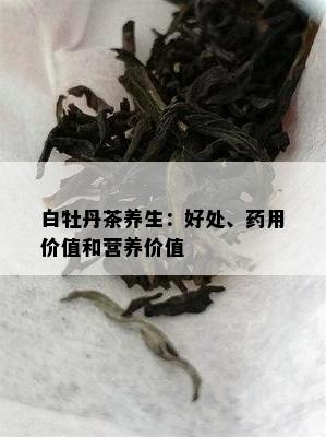 白牡丹茶养生：好处、用价值和营养价值