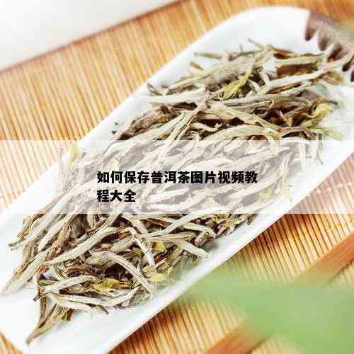 如何保存普洱茶图片视频教程大全