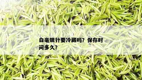 白毫银针要冷藏吗？保存时间多久？