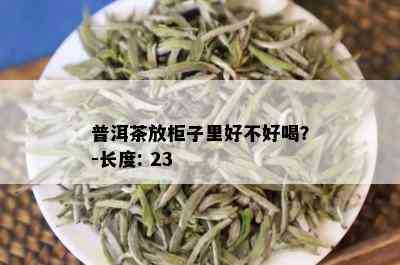 普洱茶放柜子里好不好喝？-长度: 23