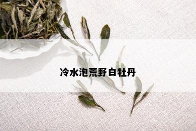 冷水泡荒野白牡丹