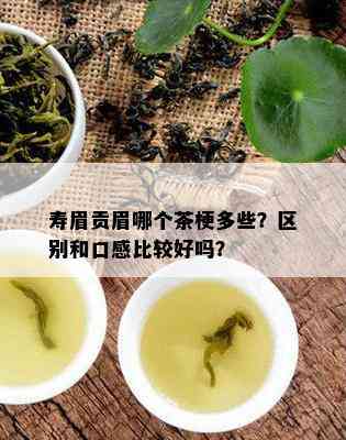 寿眉贡眉哪个茶梗多些？区别和口感比较好吗？