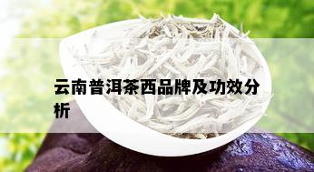 云南普洱茶西品牌及功效分析