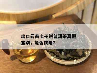 出口云南七子饼普洱茶真假鉴别，能否饮用？