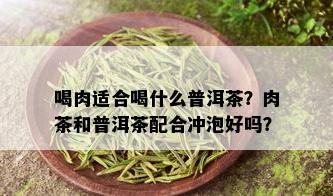 喝肉适合喝什么普洱茶？肉茶和普洱茶配合冲泡好吗？