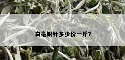 白毫银针多少价一斤？