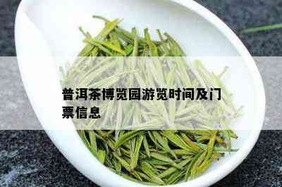 普洱茶博览园游览时间及门票信息