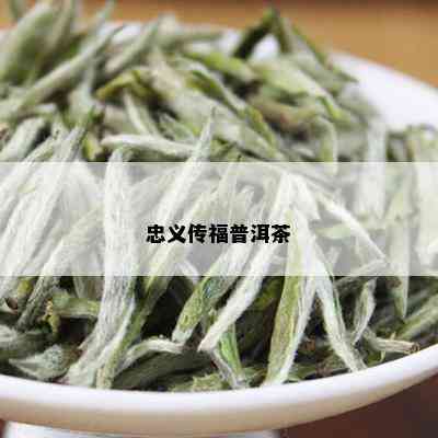 忠义传福普洱茶