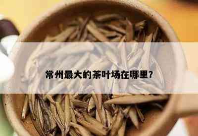 常州更大的茶叶场在哪里？