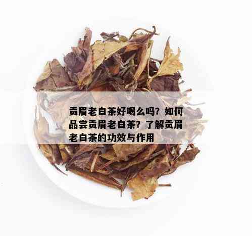 贡眉老白茶好喝么吗？如何品尝贡眉老白茶？了解贡眉老白茶的功效与作用