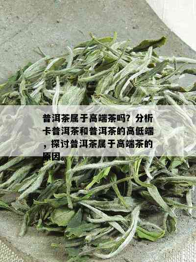 普洱茶属于高端茶吗？分析卡普洱茶和普洱茶的高低端，探讨普洱茶属于高端茶的原因。