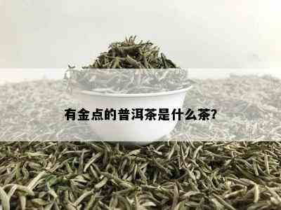 有金点的普洱茶是什么茶？