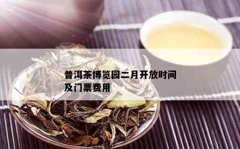 普洱茶博览园二月开放时间及门票费用