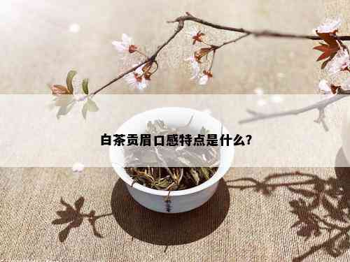 白茶贡眉口感特点是什么？