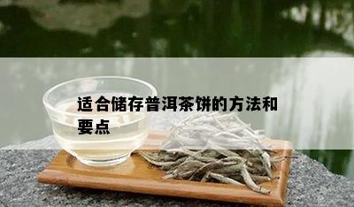 适合储存普洱茶饼的方法和要点