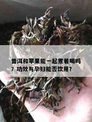 普洱和苹果能一起煮着喝吗？功效与孕妇能否饮用？