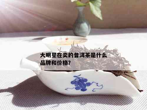 大明星在卖的普洱茶是什么品牌和价格？