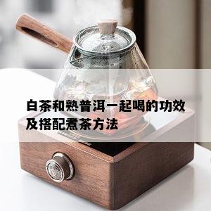 白茶和熟普洱一起喝的功效及搭配煮茶方法