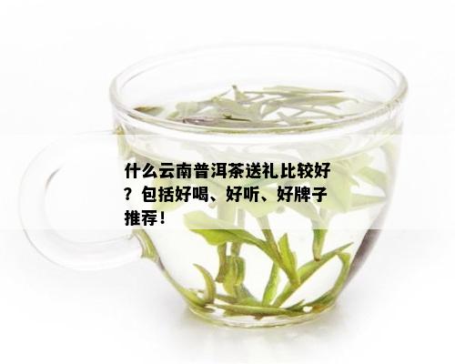 什么云南普洱茶送礼比较好？包括好喝、好听、好牌子推荐！