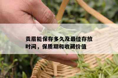 贡眉能保存多久及更佳存放时间，保质期和收藏价值