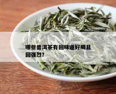 哪些普洱茶有回味道好喝且回强烈？