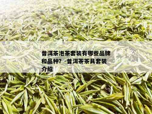 普洱茶泡茶套装有哪些品牌和品种？-普洱茶茶具套装介绍