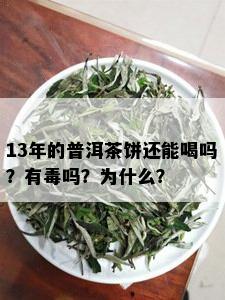 13年的普洱茶饼还能喝吗？有吗？为什么？