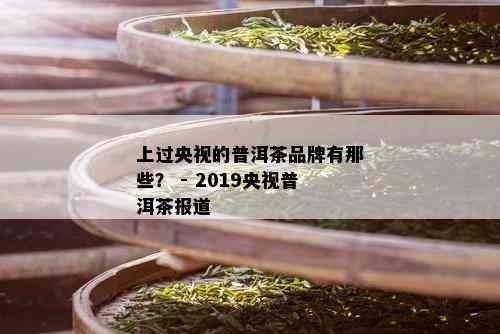 上过央视的普洱茶品牌有那些？ - 2019央视普洱茶报道