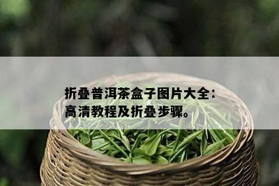 折叠普洱茶盒子图片大全：高清教程及折叠步骤。