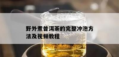 野外煮普洱茶的完整冲泡方法及视频教程