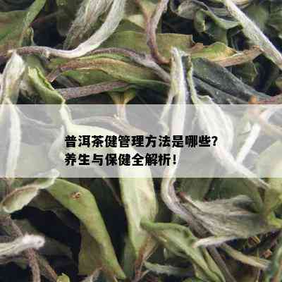 普洱茶健管理方法是哪些？养生与保健全解析！