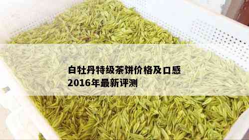 白牡丹特级茶饼价格及口感2016年最新评测