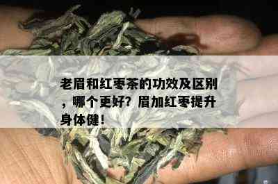 老眉和红枣茶的功效及区别，哪个更好？眉加红枣提升身体健！