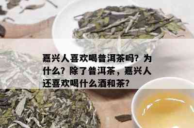 嘉兴人喜欢喝普洱茶吗？为什么？除了普洱茶，嘉兴人还喜欢喝什么和茶？