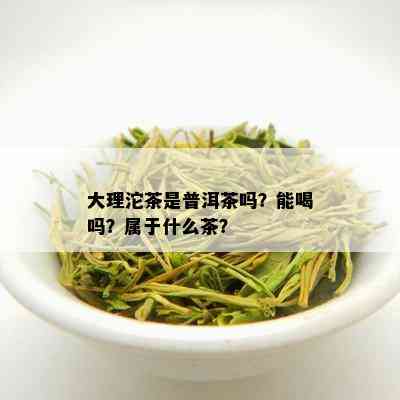 大理沱茶是普洱茶吗？能喝吗？属于什么茶？