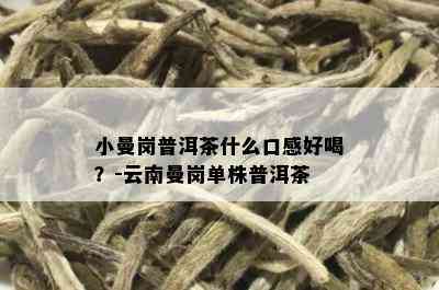 小曼岗普洱茶什么口感好喝？-云南曼岗单株普洱茶