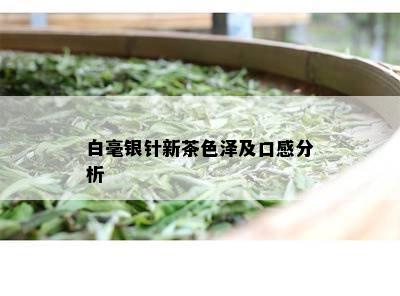 白毫银针新茶色泽及口感分析