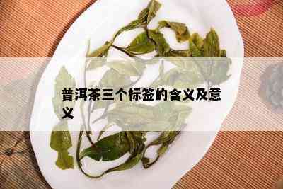 普洱茶三个标签的含义及意义