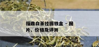 福鼎白茶挂圆铁盒 - 图片、价格及评测