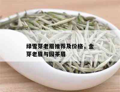 绿雪芽老眉推荐及价格，金芽老眉与园茶眉