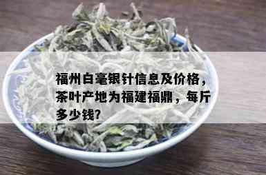 福州白毫银针信息及价格，茶叶产地为福建福鼎，每斤多少钱？