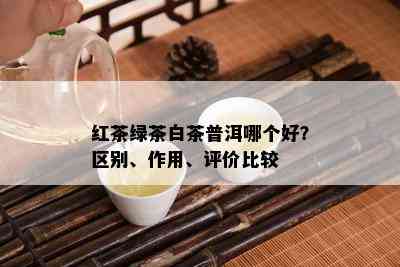 红茶绿茶白茶普洱哪个好？区别、作用、评价比较