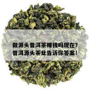 做源头普洱茶赚钱吗现在？普洱源头茶业告诉你答案！