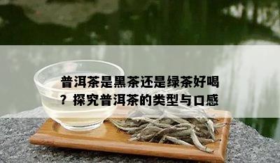 普洱茶是黑茶还是绿茶好喝？探究普洱茶的类型与口感